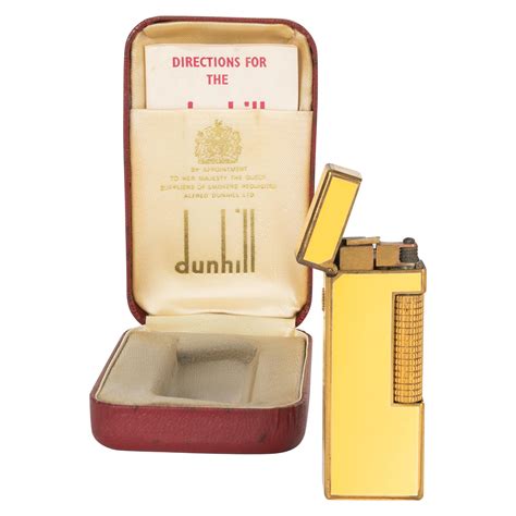 Vintage Dunhill Lighters For Sale, History .